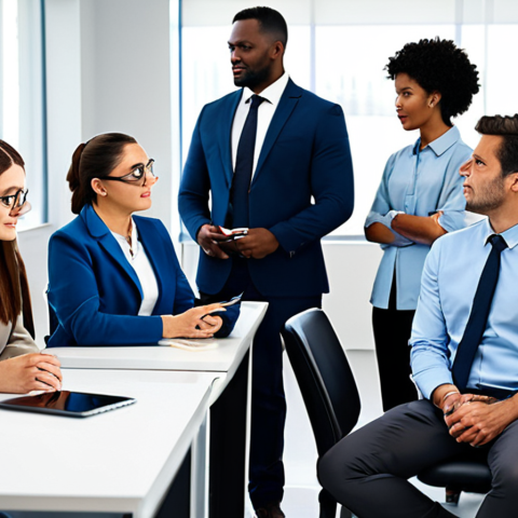 **

"A diverse group of professionals, fully clothed in modest business attire, attending a workshop on digital skills in a modern, well-lit office. Safe for work, appropriate content, perfect anatomy, professional development, family-friendly, high-quality rendering."

**