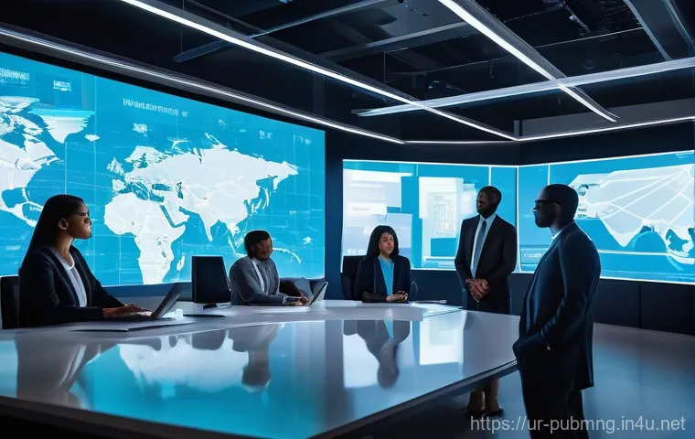 공공관리사와 관련된 교육 프로그램의 리뷰 - **Prompt: The Digital Frontier of Public Administration**
    "A diverse group of modern public admi...