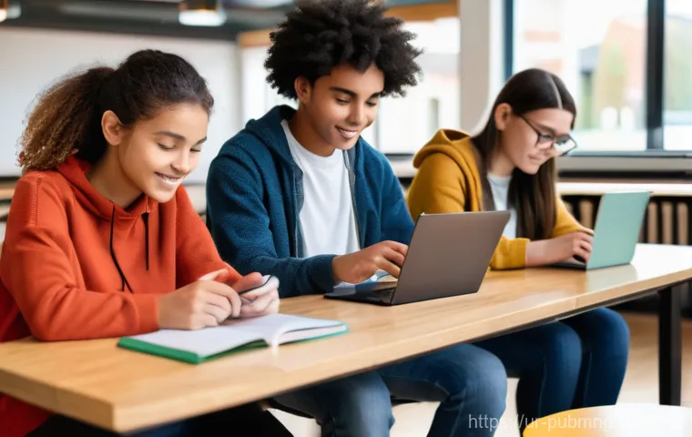 공공관리사 시험 합격률 증가 요인 - **Prompt:** A vibrant, well-lit scene featuring a young adult student, approximately 20-22 years old...