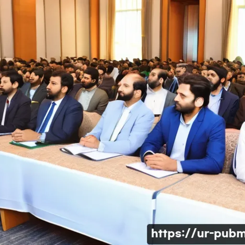 공공관리사 관련 협회 및 단체 소개 - A professional workshop scene in Pakistan featuring diverse public administration professionals atte...