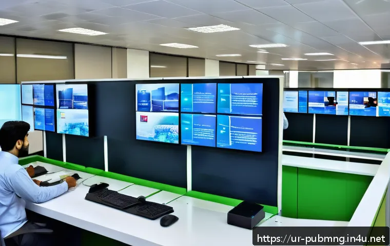 공공관리사 직무와 관련된 성공 스토리 - A modern Pakistani government office scene showing diverse public administrators using digital techn...
